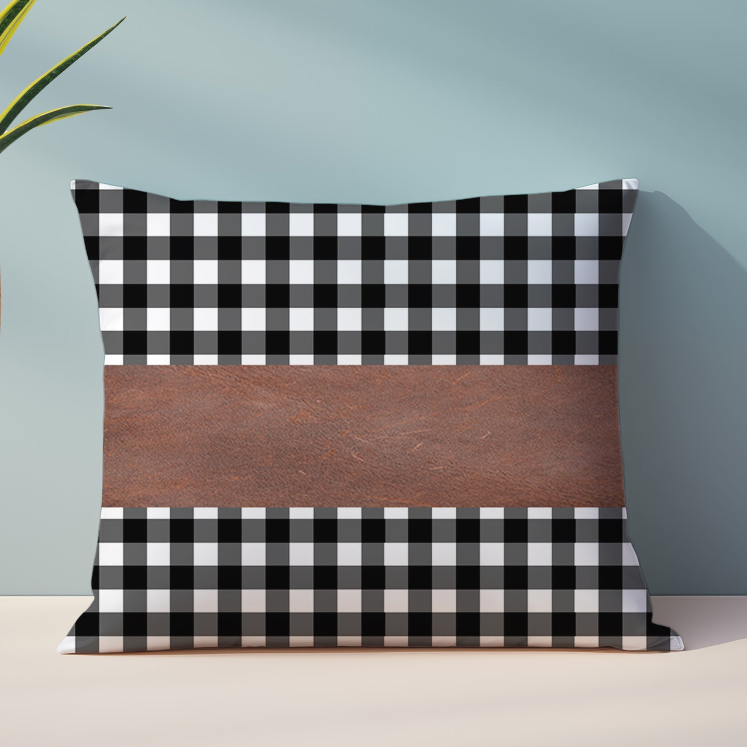 Leather & Cotton Cushion Covers Leather & Cotton Cushion Covers